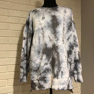 SO loungelife oversized tye dye weekend sweatshirt medium